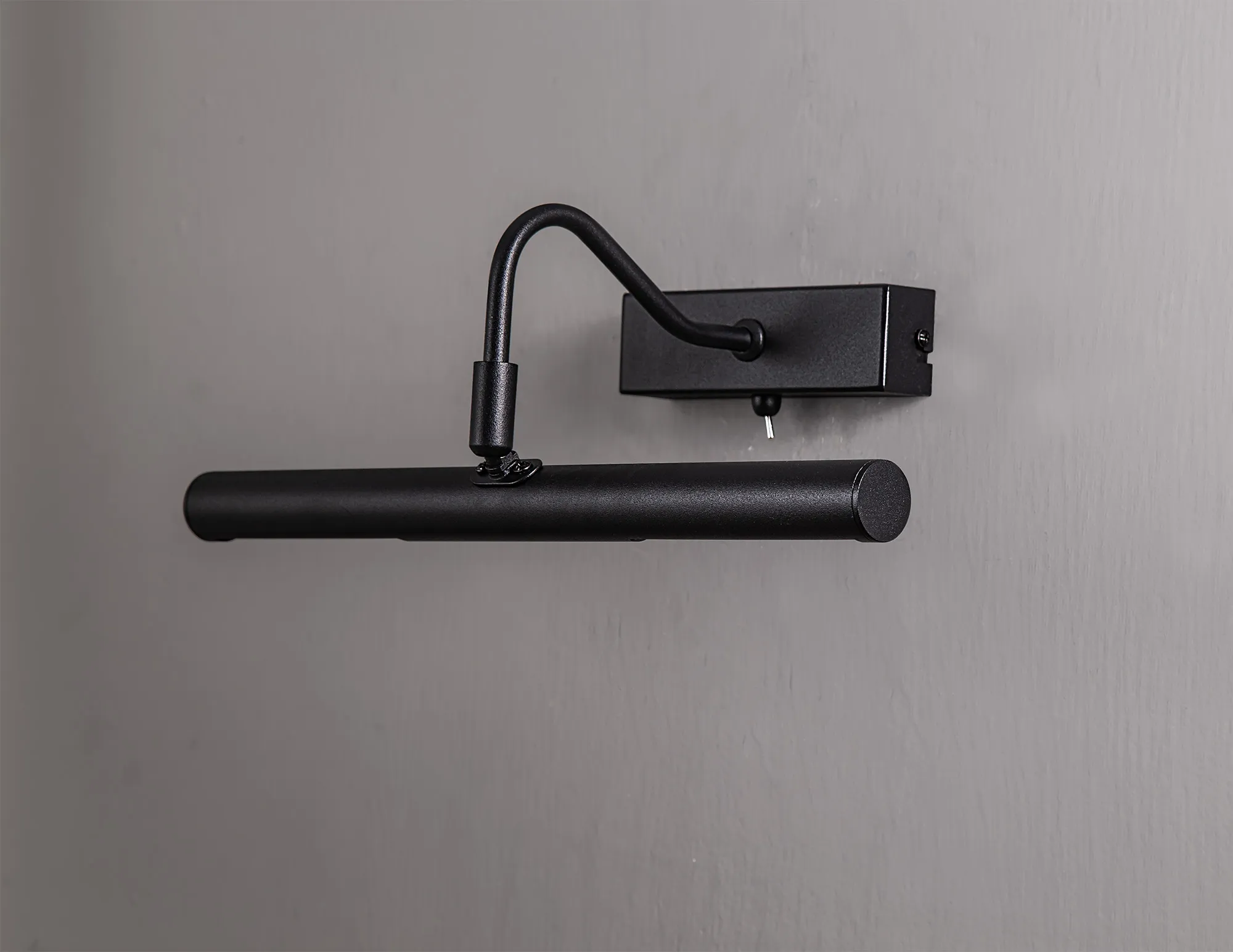 Abacus 8W Dimmable Wall/Picture Light Switched 3000K Satin Black DK1087  Deco Abacus Dimmable Satin Black